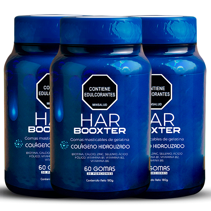 Gomas con Colágeno Hidrolizado Har Booxter x3 más Obsequio